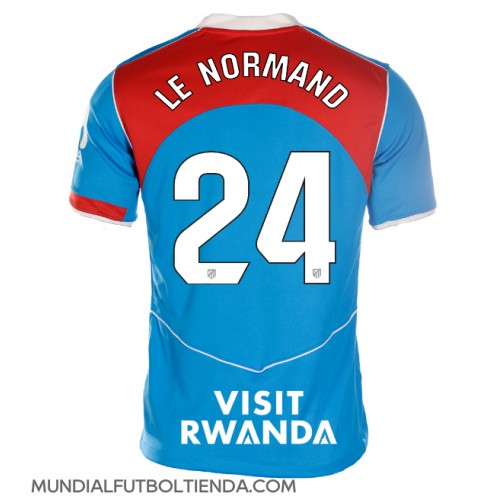 Camiseta Atletico Madrid Robin Le Normand #24 Tercera Equipación Replica 2025-26 para mujer mangas cortas